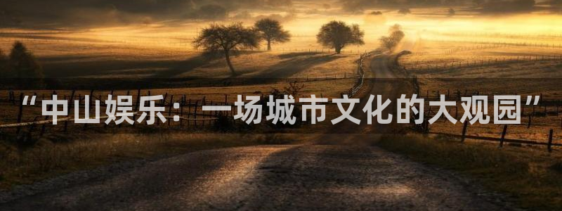 泰达娱乐5招商：“中山娱乐：一场城市文化的大观园”