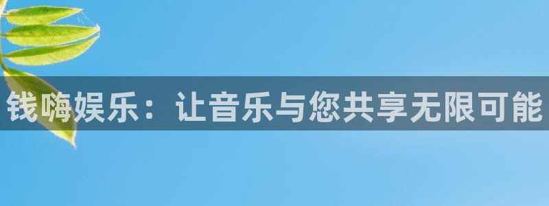 泰达娱乐体育官网入口登录：钱嗨娱乐：让音乐与您共享无限可能